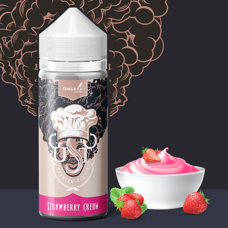 Gusto Strawberry Cream 30ml for 120ml